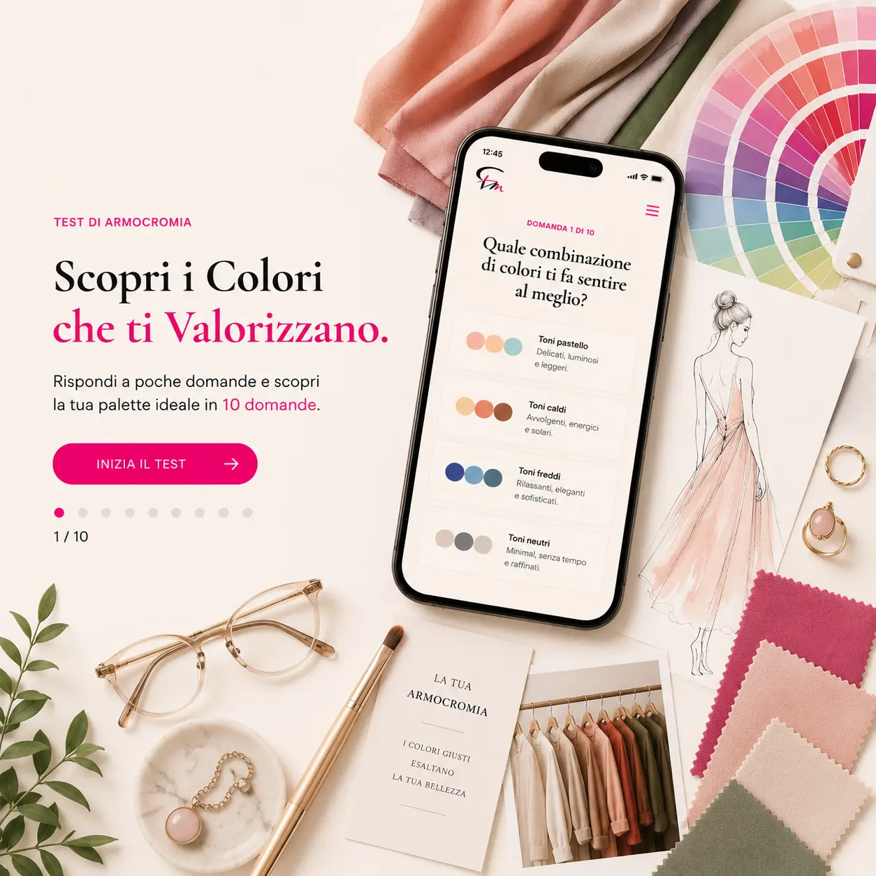 Test dei colori e armocromia Fabrizi Mode